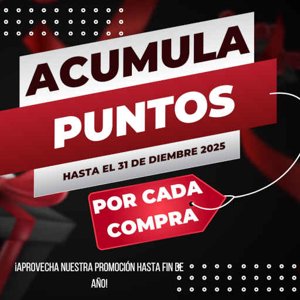 Por cada compra acumula puntos Click para cambiar imagen